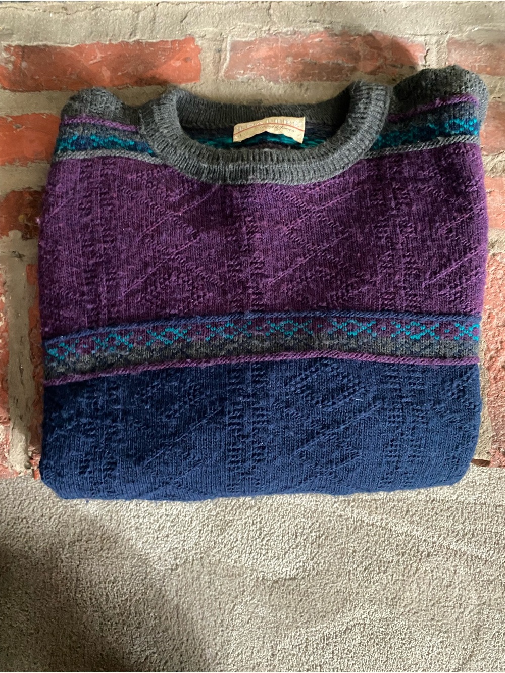 Vintage Reed St James Grandpa Sweater